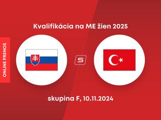 Slovensko vs. Turecko: LIVE STREAM zo zápasu kvalifikácie na ME žien 2025. 