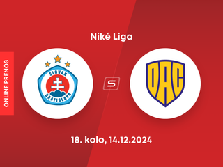 ŠK Slovan Bratislava - FC DAC 1904 Dunajská Streda: ONLINE prenos zo zápasu 18. kola Niké ligy.