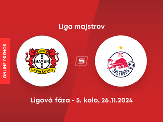 Bayer Leverkusen - FC Red Bull Salzburg: ONLINE prenos zo zápasu 5. kola ligovej fázy Ligy majstrov.