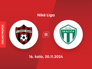 FC Spartak Trnava - MFK Skalica: ONLINE prenos zo zápasu 16. kola Niké ligy.