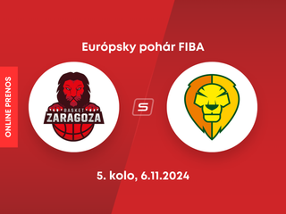 Casademont Zaragoza - Patrioti Levice: LIVE STREAM zo zápasu 5. kola Európskeho pohára FIBA