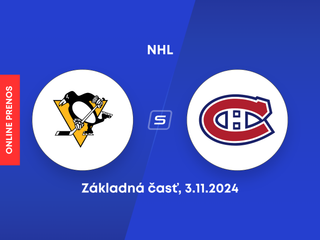 Pittsburgh Penguins - Montreal Canadiens: ONLINE prenos zo zápasu NHL.