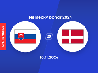 Slovensko vs. Dánsko: ONLINE prenos zo zápasu na turnaji Nemecký pohár 2024.