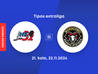 Hk 32 Liptovský Mikuláš - HC MONACObet Banská Bystrica: ONLINE prenos zo zápasu 21. kola Tipos extraligy.