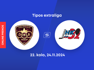 HK Dukla Trenčín - Hk 32 Liptovský Mikuláš: ONLINE prenos zo zápasu 22. kola Tipos extraligy.