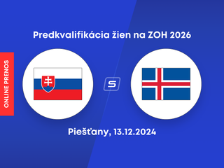 Slovensko vs. Island: ONLINE prenos zo zápasu predkvalifikácie žien na ZOH 2026