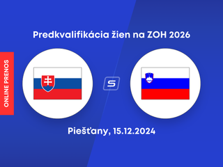 Slovensko - Slovinsko: ONLINE prenos zo zápasu predkvalifikácie žien na ZOH 2026.