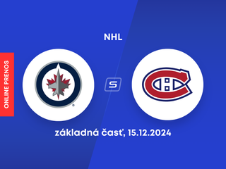 Winnipeg Jets - Montreal Canadiens: ONLINE prenos zo zápasu NHL.