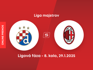 Dinamo Záhreb - AC Miláno: ONLINE prenos zo zápasu 8. kola Ligy majstrov. 