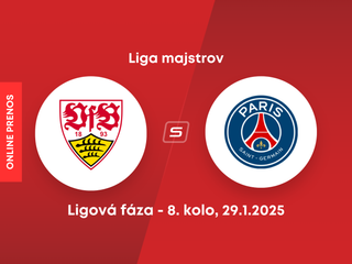 VfB Stuttgart - Paríž St. Germain: ONLINE prenos zo zápasu 8. kola ligovej fázy Ligy majstrov. 