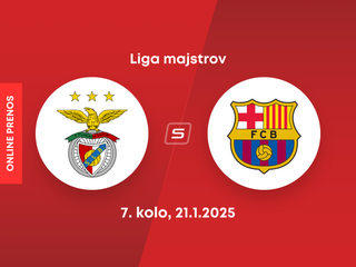 Benfica Lisabon - FC Barcelona: ONLINE prenos zo zápasu 7. kola Ligy majstrov. 