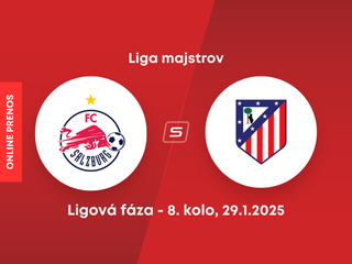 FC Red Bull Salzburg - Atlético Madrid: ONLINE prenos zo zápasu 8. kola ligovej fázy Ligy majstrov. 