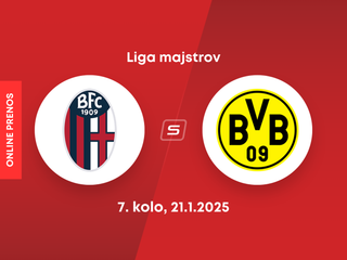 Bologna - Dortmund: ONLINE prenos zo zápasu 7. kola Ligy majstrov. 