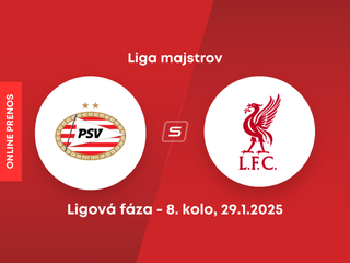 PSV Eindhoven - Liverpool FC: Prehľad zápasu 8. kola ligovej fázy Ligy majstrov. 