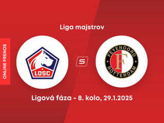 Lille OSC - Feyenoord Rotterdam: ONLINE prenos zo zápasu 8. kola ligovej fázy Ligy majstrov. 