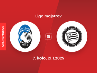 Atalanta Bergamo - Sturm Graz: ONLINE prenos zo zápasu 7. kola Ligy majstrov. 