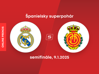 Real Madrid - RCD Mallorca: ONLINE prenos zo semifinále Španielskeho superpohára.