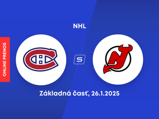 Montreal Canadiens - New Jersey Devils: ONLINE prenos zo zápasu NHL. Predstavia sa aj Juraj Slafkovský a Tomáš Tatar. 