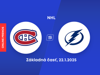 Montreal Canadiens - Tampa Bay Lighting: ONLINE prenos zo zápasu NHL.