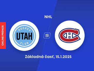 Utah Hockey Club - Montreal Canadiens: ONLINE prenos zo zápasu NHL.