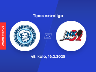 HK Nitra - Hk 32 Liptovský Mikuláš: ONLINE prenos zo zápasu 48. kola Tipos extraligy.