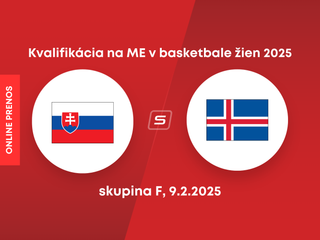 Slovensko - Island: LIVE STREAM zo zápasu kvalifikácie na ME v basketbale žien 2025. 