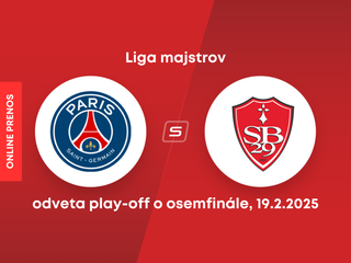 PSG - Stade Brest: ONLINE prenos zo zápasu play-off Ligy majstrov. 