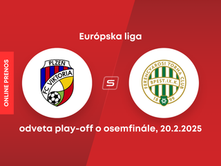 FC Viktoria Plzeň - Ferencváros Budapešť: ONLINE prenos zo zápasu Európskej ligy.