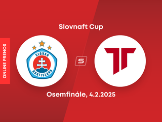 ŠK Slovan Bratislava - AS Trenčín: ONLINE prenos z osemfinále Slovnaft Cupu.