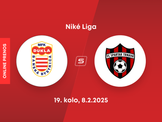 MFK Dukla Banská Bystrica - FC Spartak Trnava: ONLINE prenos zo zápasu 19. kola Niké ligy.