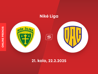 MŠK Žilina - FC DAC 1904 Dunajská Streda: ONLINE prenos zo zápasu 21. kola Niké ligy.