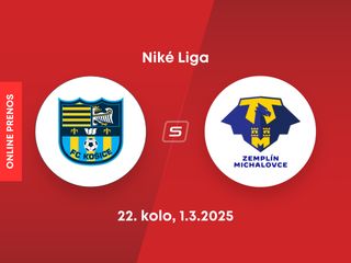 FC Košice - MFK Zemplín Michalovce: ONLINE prenos zo zápasu 22. kola Niké ligy.