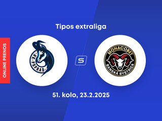 HK Poprad - HC MONACObet Banská Bystrica: ONLINE prenos zo zápasu 51. kola Tipos extraligy.