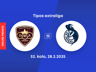 HK Dukla Trenčín - HK Poprad: ONLINE prenos zo zápasu 52. kola Tipos extraligy.