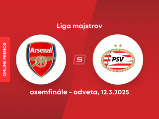 Arsenal FC - PSV Eindhoven: ONLINE prenos zo zápasu osemfinále Ligy majstrov.