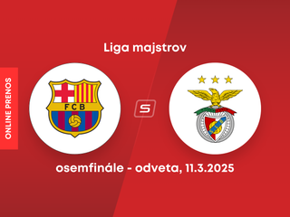 FC Barcelona - Benfica Lisabon: ONLINE prenos zo zápasu osemfinále Ligy majstrov. 