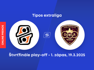 HC Košice - HK Dukla Trenčín: ONLINE prenos z 1. zápasu štvrťfinále play-off Tipos extraligy.