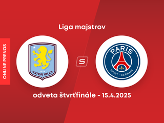 Aston Villa - PSG: ONLINE prenos zo zápasu štvrťfinále Ligy majstrov.