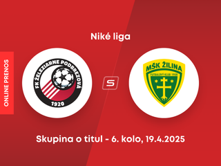 FK Železiarne Podbrezová - MŠK Žilina: ONLINE prenos zo zápasu 6. kola skupiny o titul Niké ligy.
