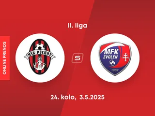MŠK Púchov - MFK Zvolen: ONLINE prenos zo zápasu 24. kola II. ligy.