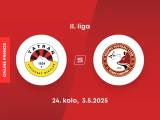 MFK Tatran Liptovský Mikuláš - Stará Ľubovňa Redfox Football Club: ONLINE prenos zo zápasu 24. kola II. ligy.