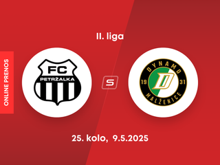 FC Petržalka - OFK Malženice: ONLINE prenos zo zápasu 25. kola II. ligy.