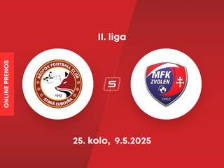 Stará Ľubovňa Redfox FC - MFK Zvolen: ONLINE prenos zo zápasu 25. kola II. ligy.