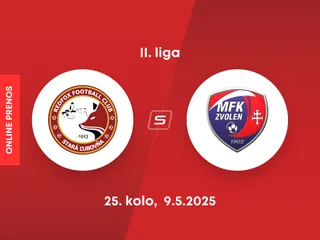 Stará Ľubovňa Redfox FC - MFK Zvolen: ONLINE prenos zo zápasu 25. kola II. ligy.