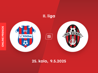 FC ViOn Zlaté Moravce - MŠK Púchov: ONLINE prenos zo zápasu 25. kola II. ligy.
