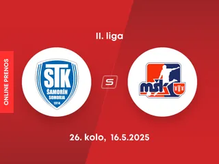 FC ŠTK 1914 Šamorín - MŠK Považská Bystrica: ONLINE prenos zo zápasu 26. kola II. ligy.