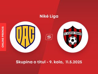 FC DAC Dunajská Streda - FC Spartak Trnava: ONLINE prenos zo zápasu 9. kola skupiny o titul Niké ligy.