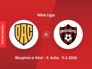 FC DAC Dunajská Streda - FC Spartak Trnava: ONLINE prenos zo zápasu 9. kola skupiny o titul Niké ligy.