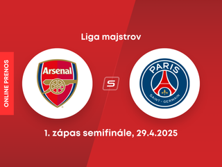 Arsenal FC - Paríž St. Germain: ONLINE prenos zo zápasu semifinále Ligy majstrov.