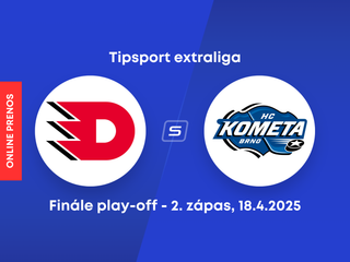 HC Dynamo Pardubice - HC Komena Brno: ONLINE prenos z 2. zápasu finále play-off českej Tipsport extraligy.